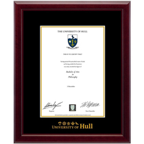 University of Hull University of Hull graduation photo frame foreign solid wood frame customization