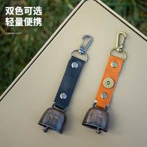 Outdoor bear repellent bell key chain accessories hiking reminder bell pet pendant camping atmosphere wind chime pendant bell