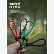 Canopy fixed binding accessories outdoor camping equipment 15cm drawstring hook tent elastic rope elastic buckle