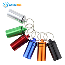 Outdoor waterproof sealed cabin Portable medicine box Portable medicine bottle anti-pressure storage box Travel protection life-saving equipment