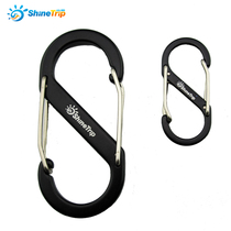 Eight 8-shaped carabiner wire buckle outdoor S-shaped hook Quick-hanging backpack keychain hanging water bottle hook