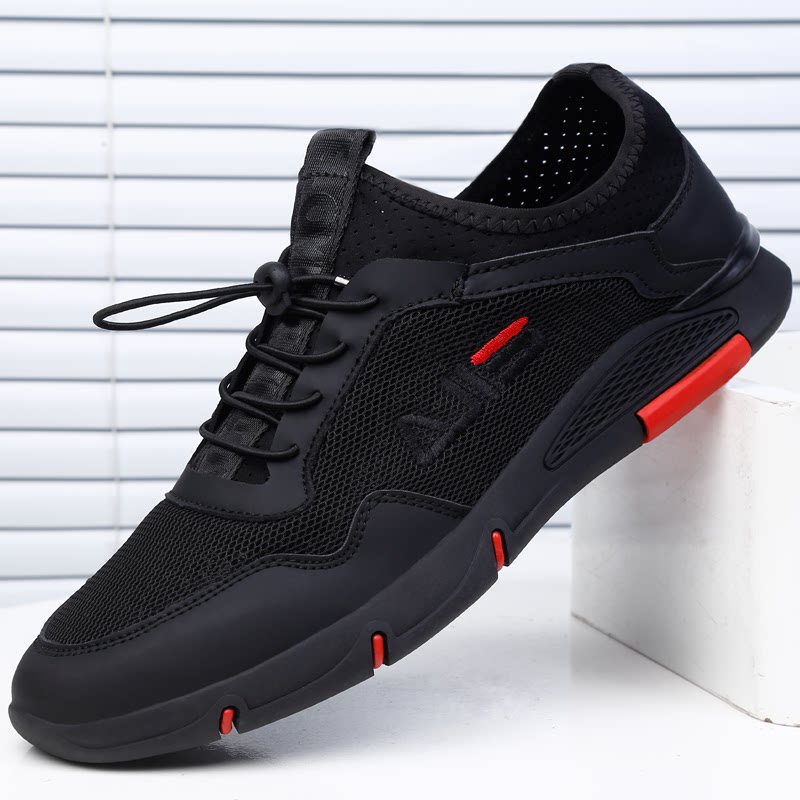Men's shoes summer breathable mesh shoes deodorant soft bottom all-match sports casual shoes Korean fashion thin fashion shoes men
