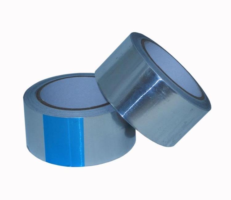 圳 Băng nhôm lá Băng keo thiếc Băng keo tự dính Dày bẫy bẫy băng khe khoảng cách lá thiếc 50mm - Băng keo keo mút 2 mặt