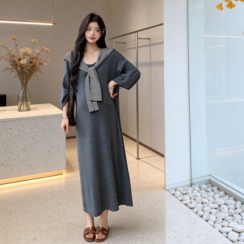 Maternity Wear for Summer, Light Luxury and High-End Feel, 2026 New Style, Loose Plus-Size Dress, Fashionable and Stylish during Pregnancy Without Revealing the Pregnancy Maternity Wear for Summer, Light Luxury and High-End Feel, 2026 New Style, Loose Plus-Size Dress, Fashionable and Stylish during Pregnancy Without Revealing the Pregnancy