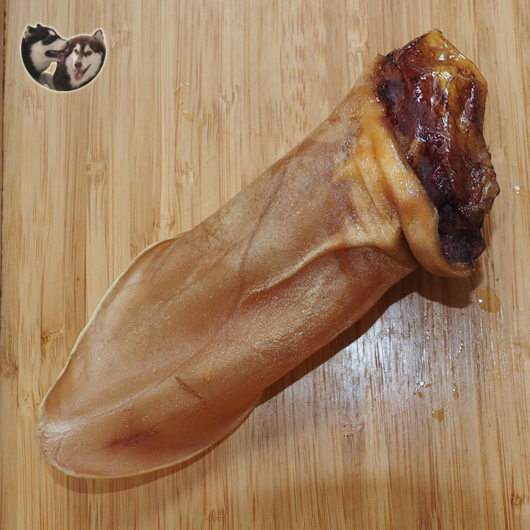 Toàn bộ tai bò lớn 1 con chó con chó con chó con răng hàm chó Keji Chai Demu Teddy Golden Retriever snack - Đồ ăn vặt cho chó cám chó