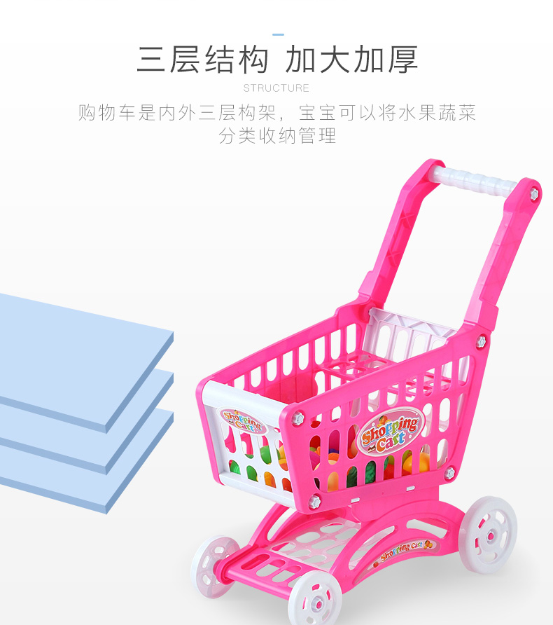 đèn led nháy theo nhạc mini Mô phỏng cửa hàng bách hóa mua sắm giỏ hàng trẻ em chơi nhà xe rau trái cây cắt nhạc quà tặng sinh nhật cậu bé - Thiết bị sân khấu mạch đèn led nhấp nháy đơn giản