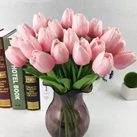 PU TULIP Simulation Цветочный дом украшение фальшивое цветочное цветочное букет плазма гостиная