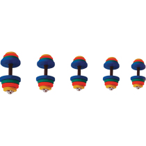 Saima color plastic combination handbell PSM-8009