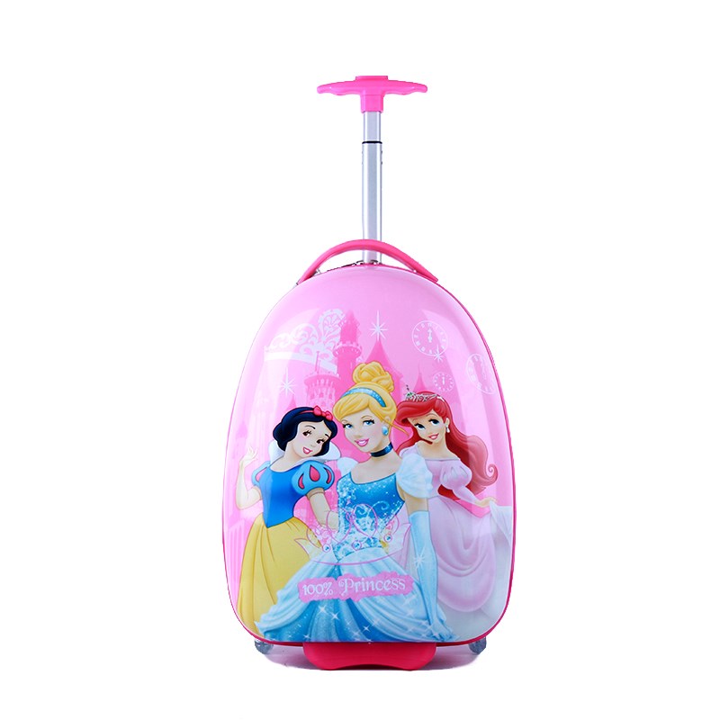 Sinh viên kéo chàng trai hộp que và trẻ em đi cô gái hoạt hình hộp Wan để hành lý bánh xe 16 inch 18 inch childrens hộp kéo