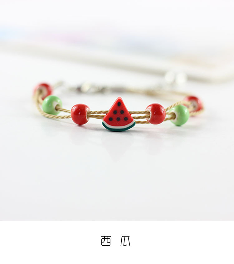 Vòng tay dệt tay phụ nữ trang sức gốm nhỏ vòng tay tươi cửa hàng cung cấp gian hàng vòng đá