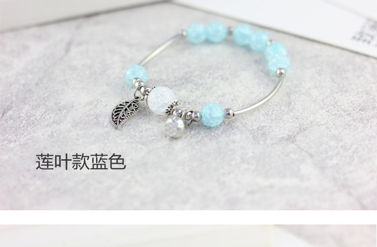 "Bạn gái tốt" dễ thương tươi macarons màu kem kẹo bỏng ngô pha lê bạn gái sinh viên vòng tay - Vòng đeo tay Clasp vòng pandora