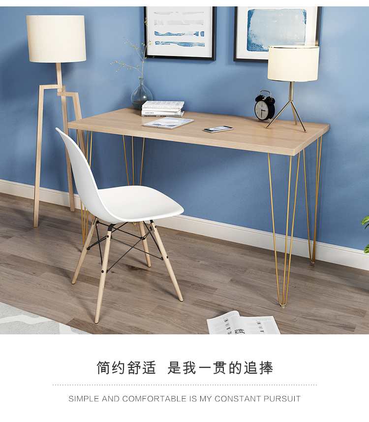 Gió Bắc Âu in lưới phòng ngủ màu đỏ bàn trang điểm gỗ rắn bàn máy tính và ghế kết hợp đặt nhà đơn giản bàn - Bàn bàn học cho be tiểu học