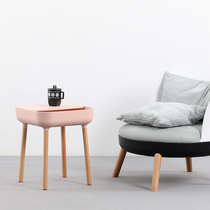 Nordic small side a few storage table modern minimalist small apartment sofa corner creative bedroom bedside table ins