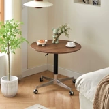 Сплошной древесиной лифт кофейня Гостиная Мобильная Круглая столовая маленькая квартира прикроватная настольная сторона настольного компьютера, чтобы договориться о круглых столах