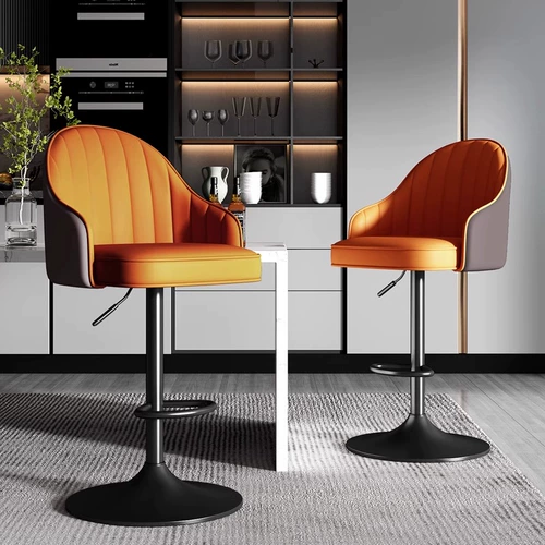 Простая педаль для стула стула для бара, легкая роскошная педаль высокого уровня может быть поднят, стул стула, заднее кресло, столешница, табурет