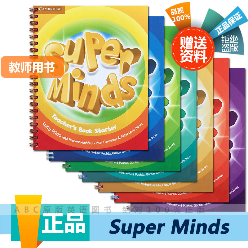 English version of Super Minds starter 1 2 3 4 5 Level 6 Teachers Book Teachers Book