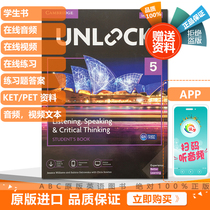 Cambridge English 2nd edition of Unlock teaching materials to hear ListeningSpeaking 5 level student books