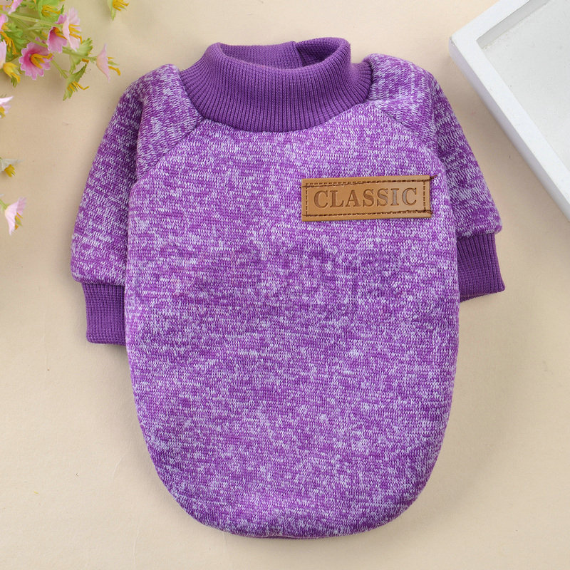 Siheng thú cưng quần áo chó quần áo len hai chân Teddy mùa thu và mùa đông ấm áp bốn chân chó cung cấp quần áo - Quần áo & phụ kiện thú cưng áo chó