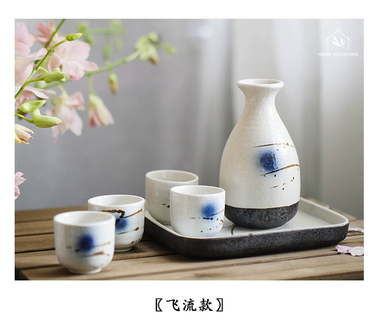 Gốm sứ Nhật Bản vẽ tay loạt rượu vang tách rượu sake rượu vang hộ gia đình rượu vang trắng thủy tinh thủy tinh shochu - Rượu vang
