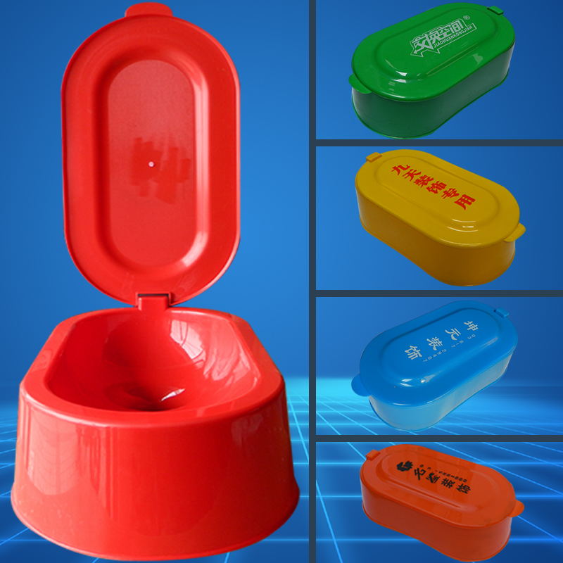 Renovation site temporary use squat toilet simple plastic toilet non-disposable toilet anti-odor urinal bucket home