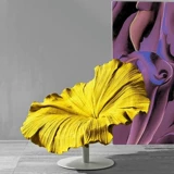 Дизайнерская модная стеклянная вилла для гостиной, ткань для отдыха, диван, простой и элегантный дизайн, в цветочек