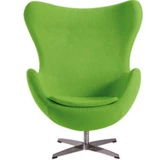 Модное тканевое яичное стул яиц в форме яичной раковины