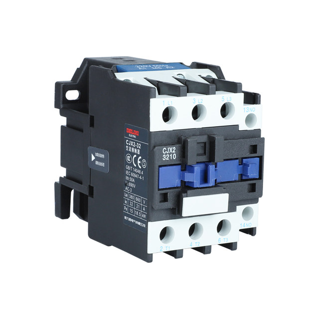 Delixi Cjx2-3210 3201 Ac Contactor 32A Lc1 Cjx4 Household 220V Three-Phase 380V
