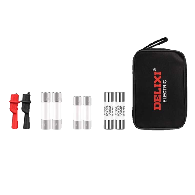 Delixi Multimeter Accessories Large Watch Small Watch Bag Accessories Bag Fuse Crocodile Clip