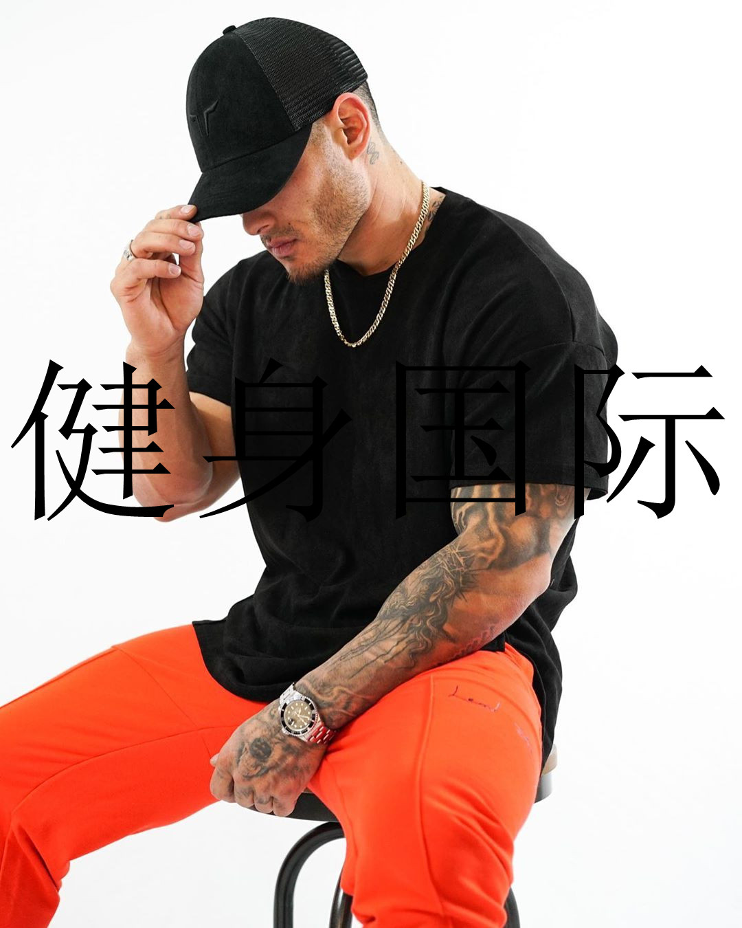 Спортивная футболка с коротким рукавом для спортзала, в корейском стиле, европейский стиль, в американском стиле, размер 