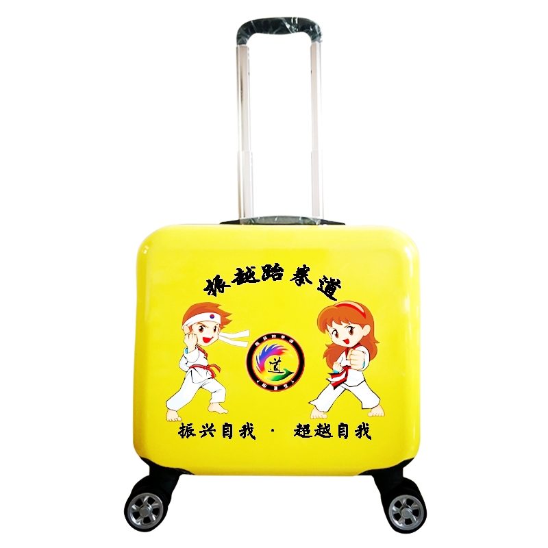 Nhà máy trực tiếp tùy chỉnh 20 inch 18 inch phổ biến bánh xe sinh viên trường hợp vali có thể được in logo mẫu vali bamozo
