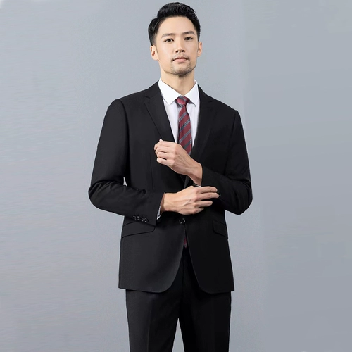 Черный классический костюм, осенняя куртка, делается под заказ