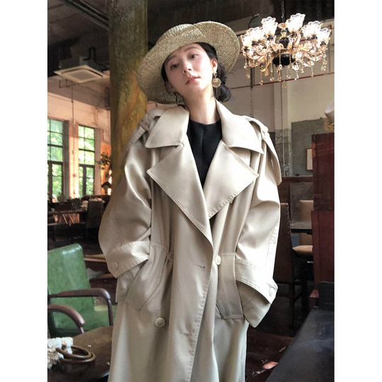 从一时刻【财阀风衣2.0】风衣外套女中长款春秋季高级感韩系大衣