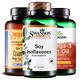 Phụ nữ mãn kinh Swanson Sản phẩm chăm sóc sức khỏe Sản phẩm Isoflavone đậu nành + Cranberry + Dầu cá với viên nang VD - Thức ăn bổ sung dinh dưỡng viên kẽm Thức ăn bổ sung dinh dưỡng
