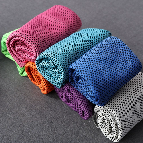 Чисто бег!Охладить за 30 секунд, видео -тест -сенсационный спортивный полотенце с холодным ощущением