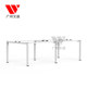 [50 Square Tube D-Shaped Leg]Office Furniture Hardware Factory Office Furniture Desk Steel Frame Support Leg