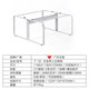 Guangzhou Wendi T-32 Japanese-Style Leg Office Furniture Hardware Steel Frame Table Leg with Cable Channel Office Desk Steel Frame Leg