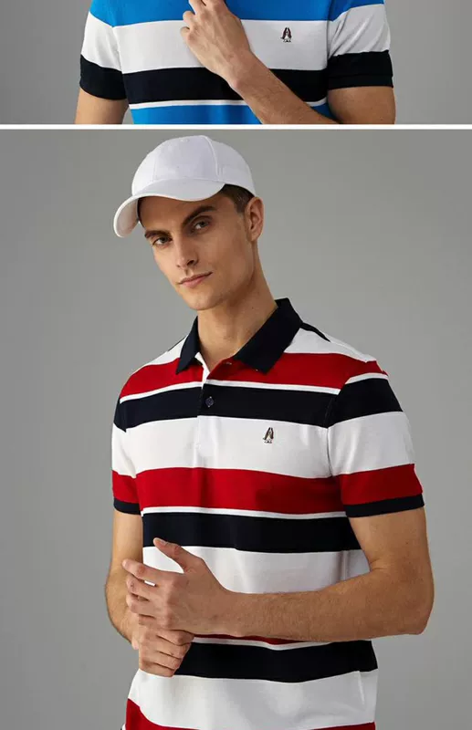 Hush Pupgie Men 2019 Summer Cotton Casual Áo thun ngắn tay Áo sơ mi POLO | PD-29347D - Polo