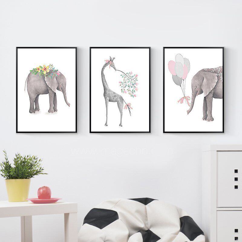 Mona Lisa Cross embroidered 2022 new line embroidered living room triptych simple nod beginner's Eurostyle dining room auspicious