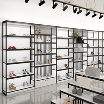 Light luxury simple store shoe cabinet shoe shelf clothing store shoe display rack shopping mall bag childrens shoe display rack