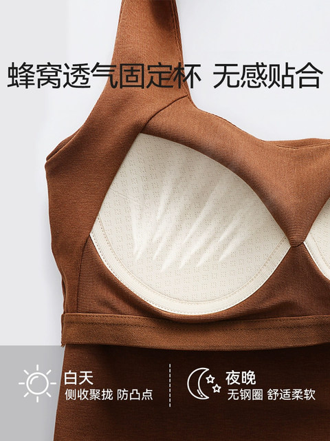 Sexy Halter Neck Camisole for Women, Summer Outerwear, Beautiful Back Strap, Built-In Bra Pad, Integrated Tube Top, Crop Top, Inner Layer, Base Shirt