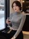 Trendy Half-High Collar Long-Sleeve Base Layer T-Shirt for Women, Autumn/Winter 2025 New Style, Slim Fit, Flattering, Inner Wear Top