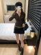 Fake Two-Piece Spliced Long-Sleeve Inner T-Shirt for Women, Autumn and Winter Design, Niche Style, Can Be Worn Alone, Slimming Polo Collar Base Shirt