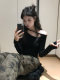 Stylish One-Shoulder Long-Sleeve T-Shirt for Women, Autumn/Winter 2025 New Model, Slim-Fit, Sexy Off-Shoulder Base Top