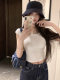 American-Style Hot Girl Tight-Fitting Short-Sleeved T-Shirt for Women in Summer, Very Stylish, High-Waisted, Slimming, Short Base Layer Top
