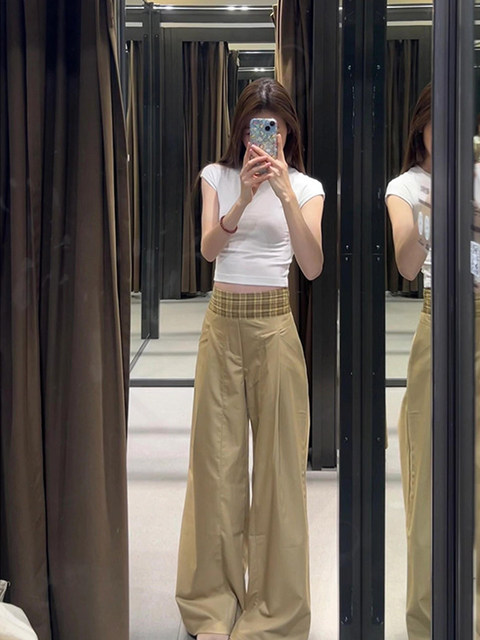 American-Style Spicy Girl Slim-Fit Short-Sleeve T-Shirt for Women, Spring and Summer, Tight-Fitting, Flattering, Short-Length, Hot and Trendy, for Petite Figures, Regular Shoulder Top