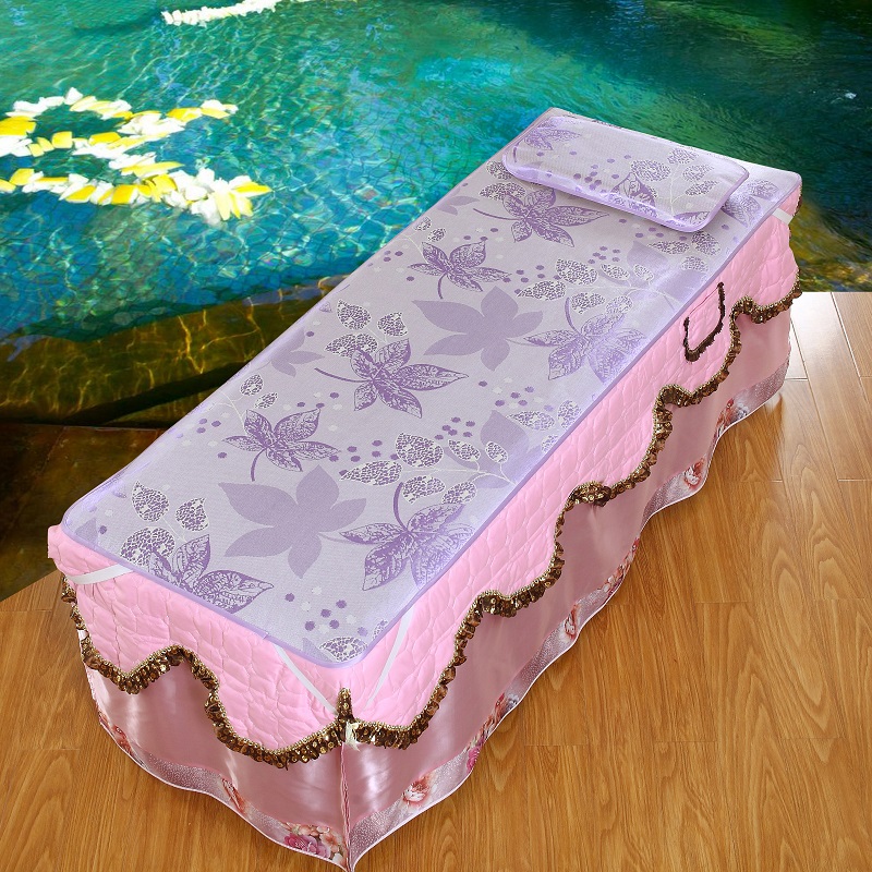 Beauty giường mat lụa ghế mây băng mat hỗ trợ đặc biệt giường massage ký túc xá hè mat đặc biệt - Thảm mùa hè chiếu trúc 1m