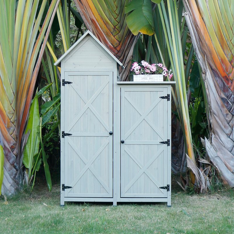 Outdoor Storage Cabinet Waterproof and Sun-Resistant Courtyard Outdoor Storage Cabinet Garden Balcony Sundries Storage Open-Air Tool House