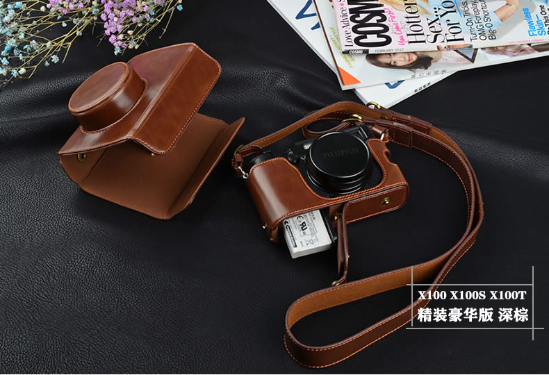 Máy ảnh đơn micro Fuji X100 X100S X100T X100F X70 XF10 bảo vệ retro Messenger - Phụ kiện máy ảnh kỹ thuật số balo benro