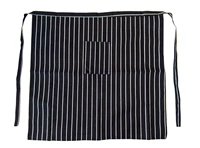 Черно -белый фартук