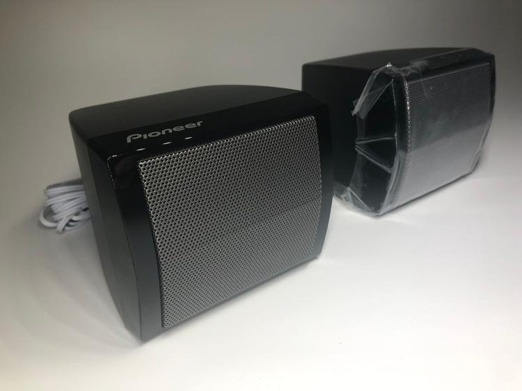 Pioneer Audio Home Theater 5.1 satellite box surrounds the Dolby Atmos Pioneer speaker